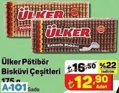 ÜLKER PÖTİBÖR BİSKÜVİ ÇEŞİTLERİ 175G